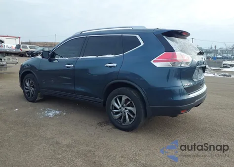 2014 Nissan Rogue Sl из США, поврежденный, VIN 5N1AT2MV2EC841428